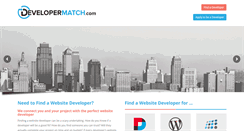 Desktop Screenshot of developermatch.com